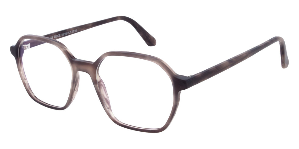 Andy Wolf® 4636 Eyeglasses ANW 4636 Taylor 107 52 - Violet/Silver