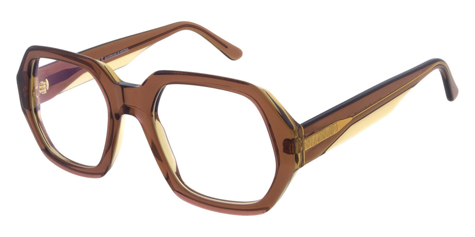 Andy Wolf® 4642 Eyeglasses ANW 4642 03 55 - Brown/Crystal