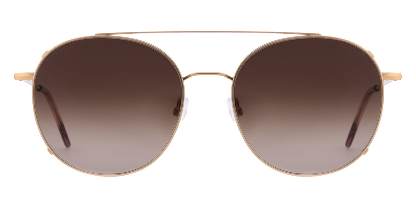 Andy Wolf® 4813 Clip ANW 4813 Clip 19 53 - Rosegold/Brown Sunglasses