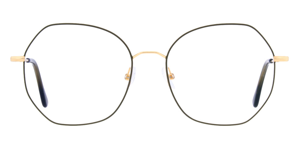 Andy Wolf® 4822 ANW 4822 06 52 - Green/Gold Eyeglasses