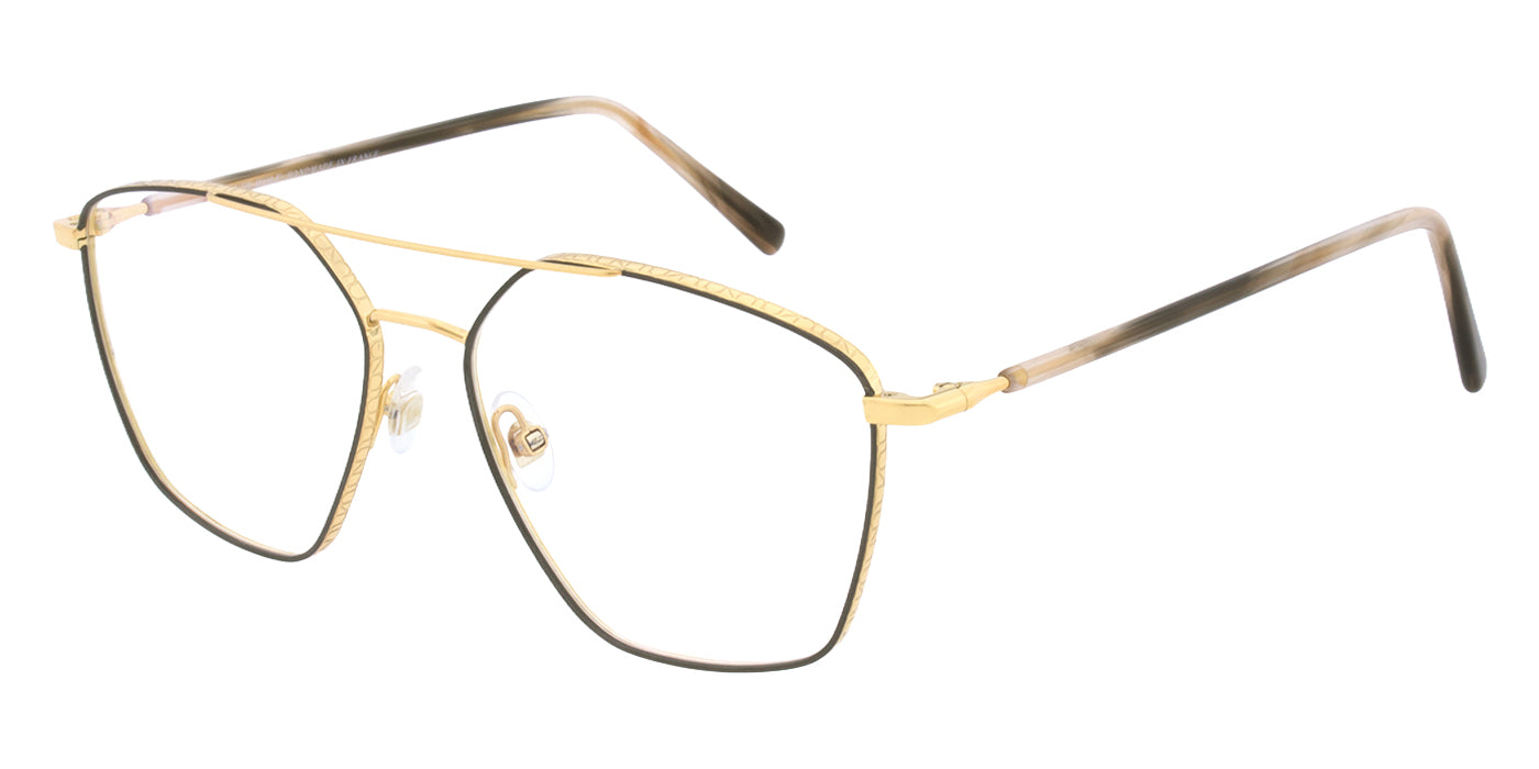 Andy Wolf® 4833 ANW 4833 02 55 - Gold/Grey Eyeglasses