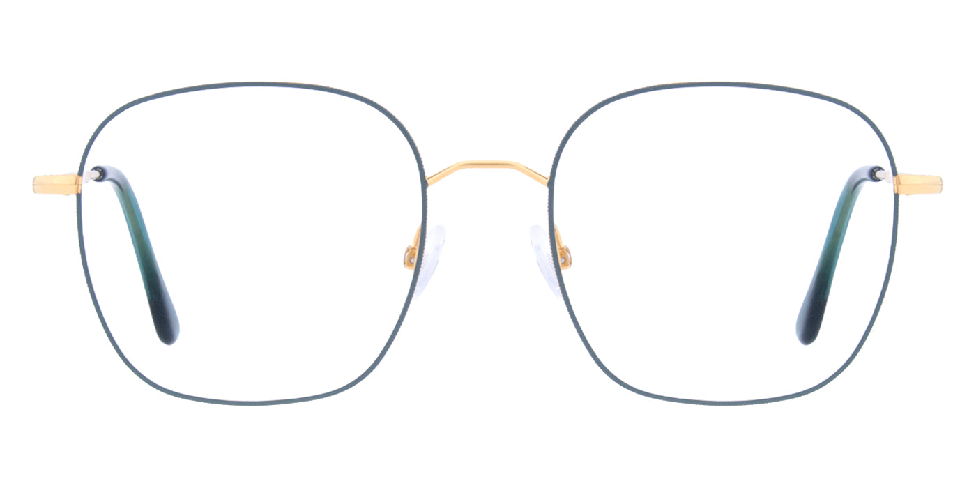Andy Wolf® 4834 ANW 4834 03 48 - Gold/Teal Eyeglasses