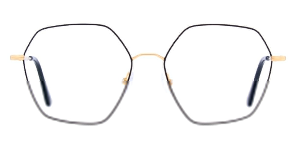 Andy Wolf® 4835 ANW 4835 02 53 - Gold/Black Eyeglasses