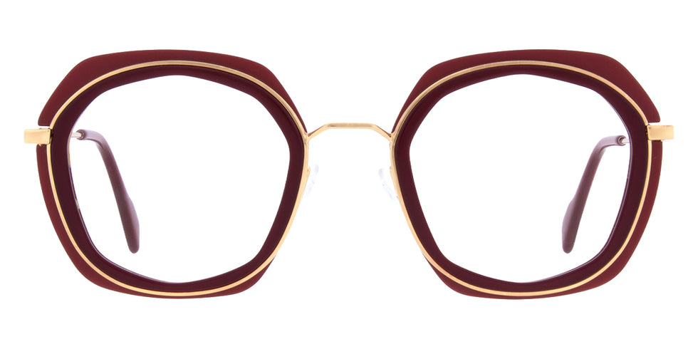 Andy Wolf® 4836 Eyeglasses - Gold/Red