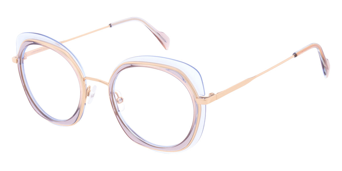 Andy Wolf® 4837 Eyeglasses ANW 4837 06 51 - Beige/Rosegold