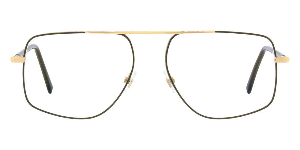 Andy Wolf® 4839 Eyeglasses ANW 4839 04 57 - Gold/Green