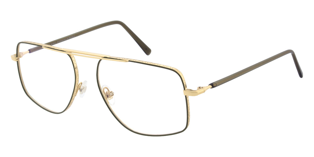 Andy Wolf® 4839 Eyeglasses ANW 4839 04 57 - Gold/Green
