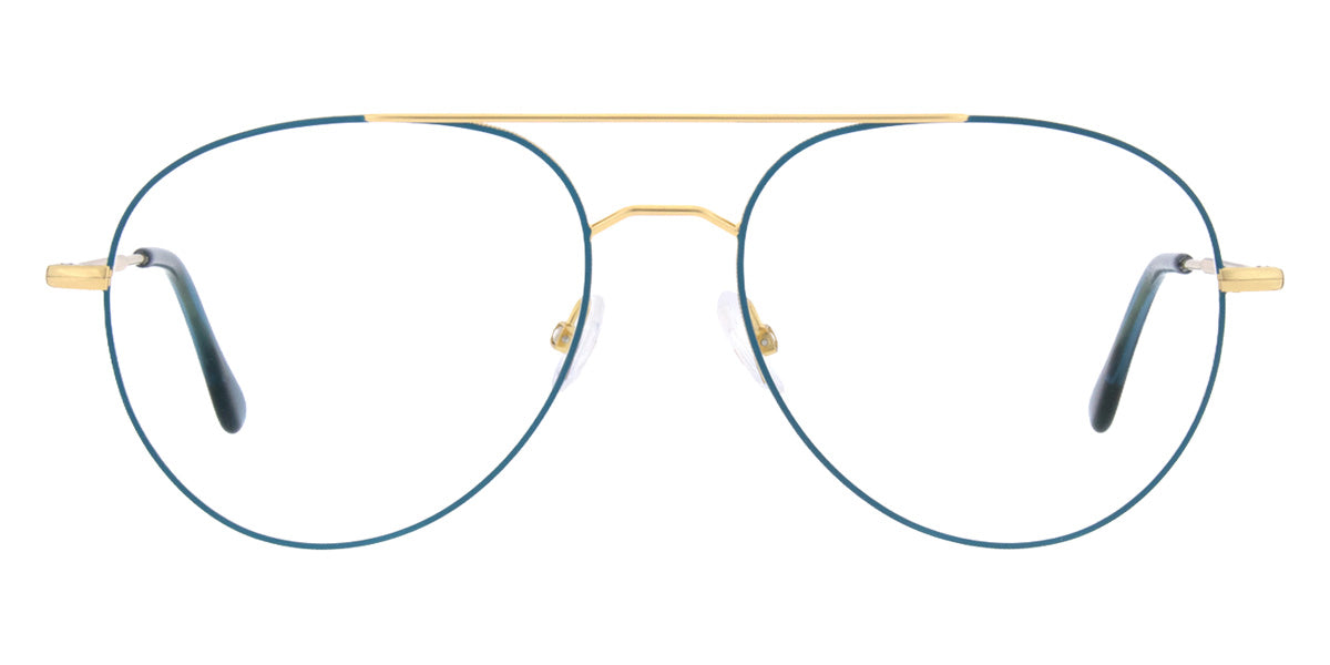 Andy Wolf® 4841 Eyeglasses ANW 4841 Riley 04 53 - Gold/Blue