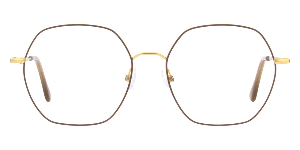 Andy Wolf® 4843 Eyeglasses ANW 4843 04 52 - Gold/Beige