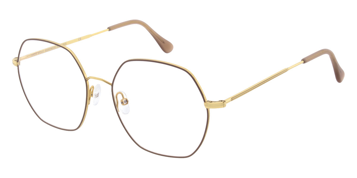 Andy Wolf® 4843 Eyeglasses ANW 4843 04 52 - Gold/Beige