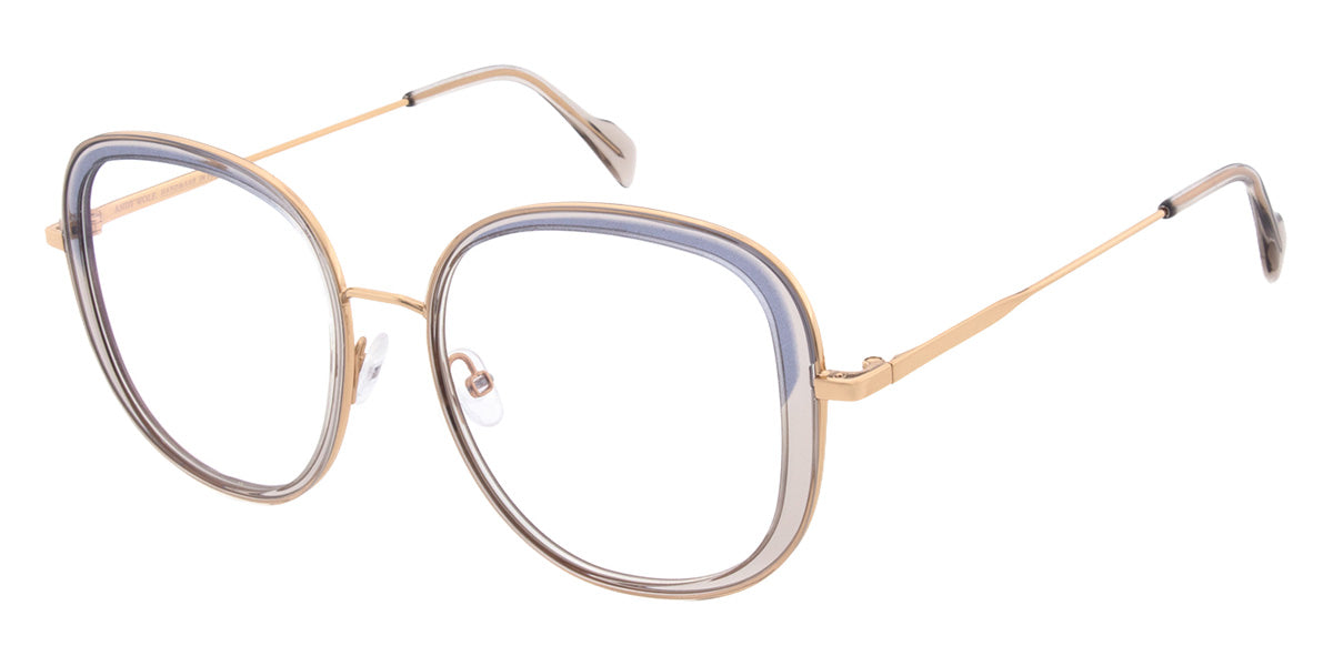 Andy Wolf® 4846 Eyeglasses ANW 4846 02 53 - Brown/Blue