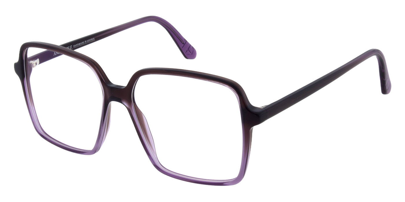 Andy Wolf® 5140 ANW 5140 18 56 - Brown/Violet Eyeglasses
