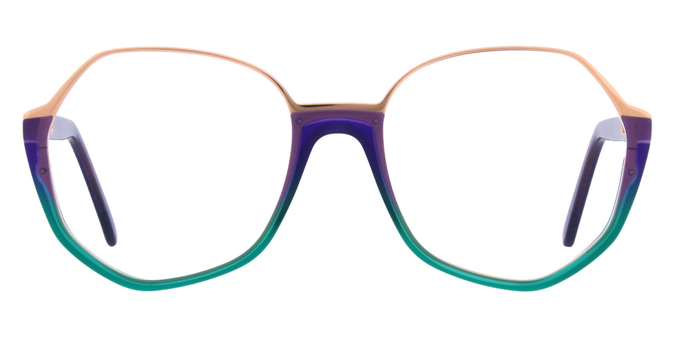 Andy Wolf® 5161 ANW 5161 02 53 - Violet/Rosegold Eyeglasses
