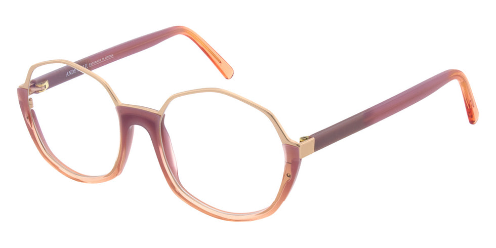 Andy Wolf® 5164 Eyeglasses ANW 5164 04 52 - Pink/Rosegold