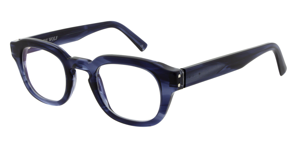 Andy Wolf® AW09 Eyeglasses ANW AW09 09 46 - Blue/Silver