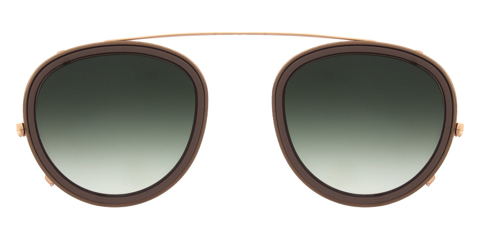 Andy Wolf® AW10 Clip ANW AW10 Clip 04 46 - Rosegold/Brown Sunglasses