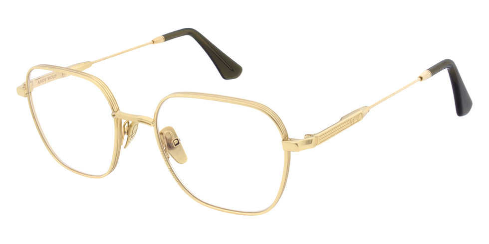 Andy Wolf® AW11 ANW AW11 06 52 - Gold/Green Eyeglasses