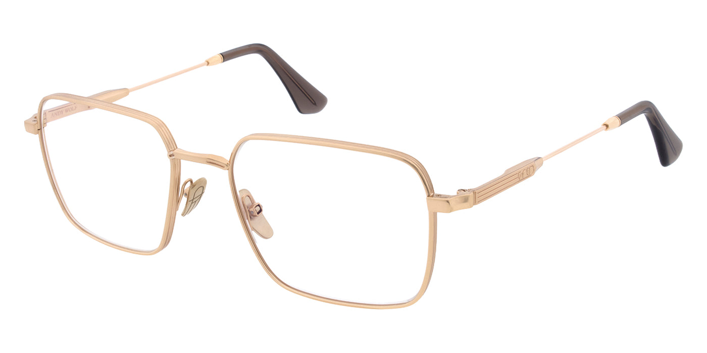 Andy Wolf® AW12 ANW AW12 04 56 - Rosegold/Brown Eyeglasses