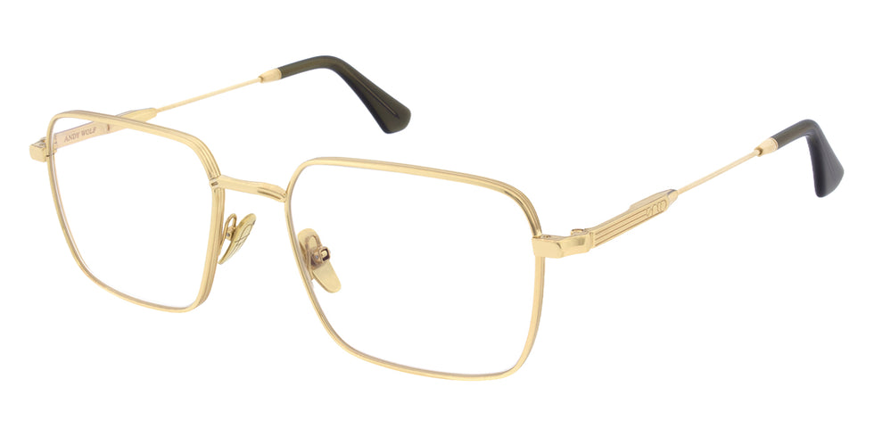 Andy Wolf® AW12 ANW AW12 06 56 - Gold/Green Eyeglasses