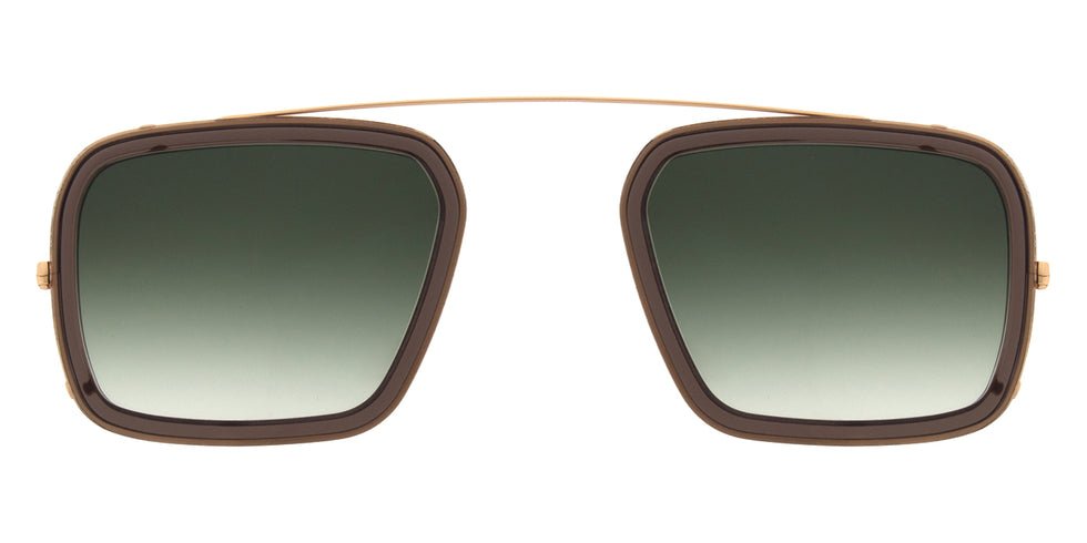 Andy Wolf® AW12 Clip ANW AW12 Clip 04 52 - Rosegold/Brown Sunglasses