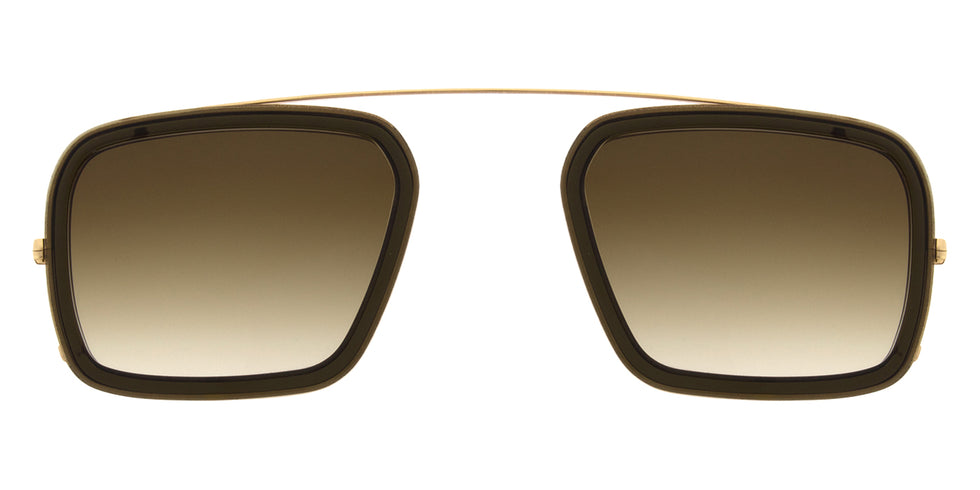 Andy Wolf® AW12 Clip ANW AW12 Clip 06 52 - Gold/Green Sunglasses