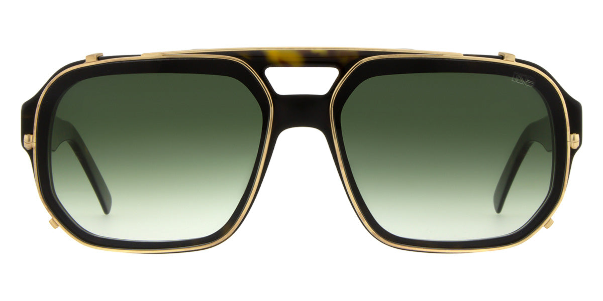Andy Wolf® AW20 CLIP Eyeglasses ANW AW20 Clip 02 61 - Gold/Green