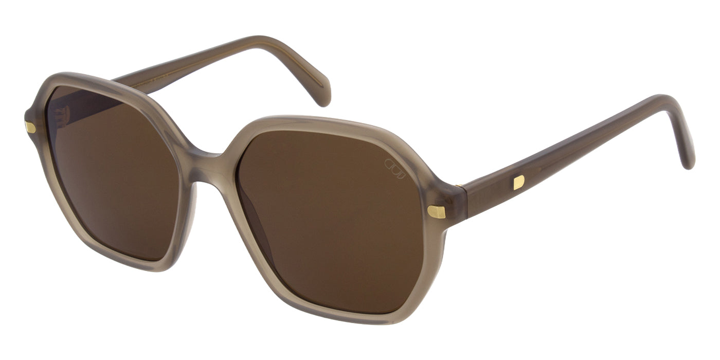 Andy Wolf® AWE05S Sun ANW AWE05S Sun 03 54 - Beige/Gold Sunglasses