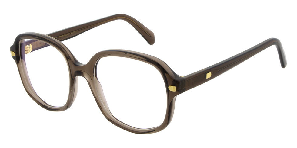 Andy Wolf® AWE07 Eyeglasses ANW AWE07 02 50 - Brown/Gold