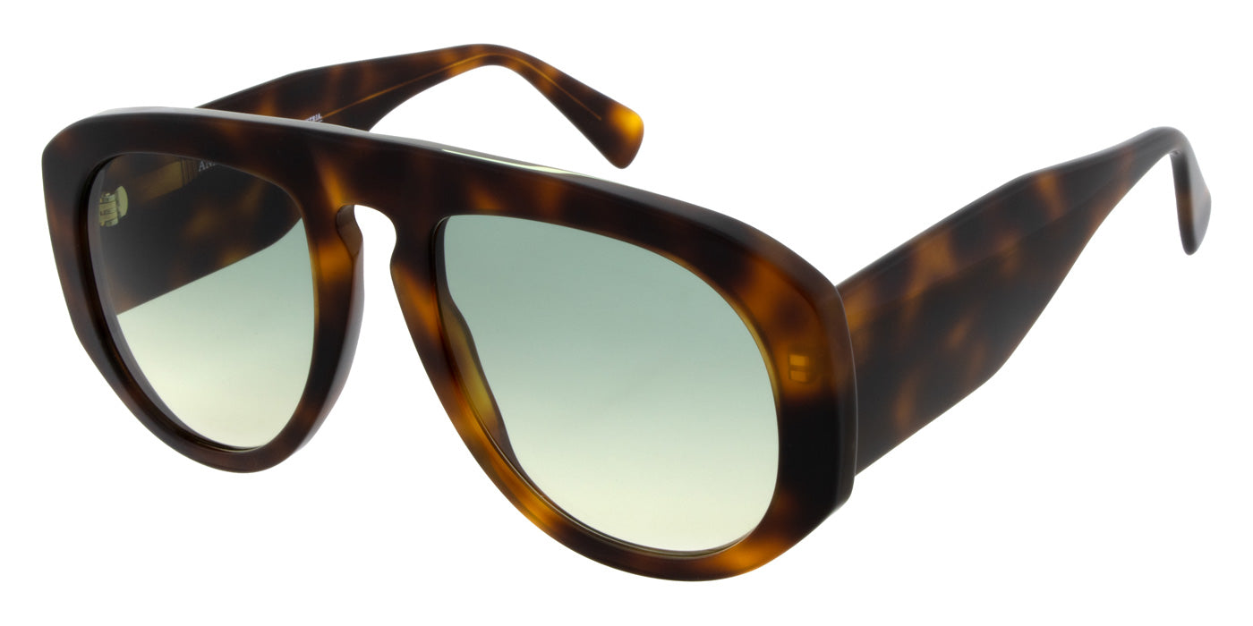 Andy Wolf® Cypress Sun ANW Cypress Sun 06 57 - Brown/Green Sunglasses