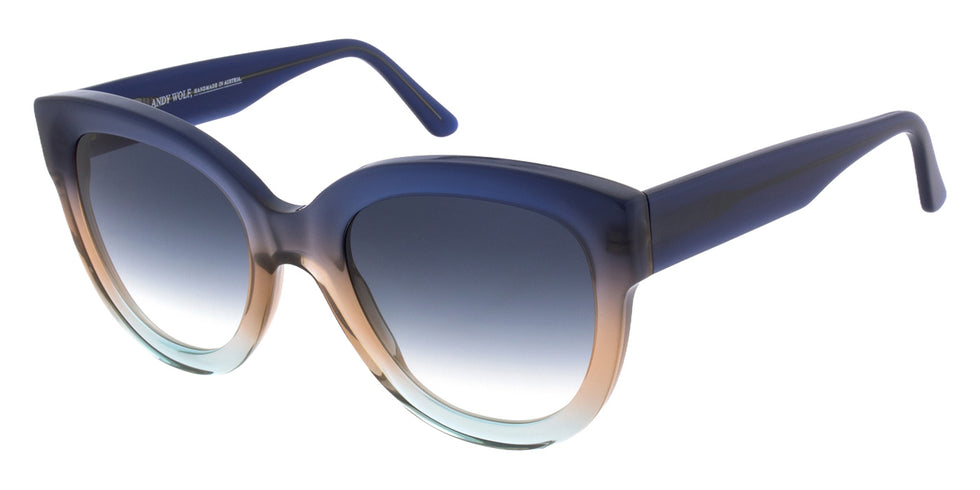 Andy Wolf® Daisy Sun ANW Daisy Sun 13 54 - Blue/Orange Sunglasses