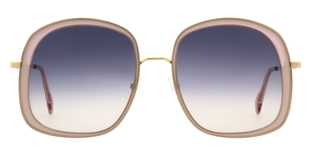 Andy Wolf® LAU Sunglasses ANW Laurel Sun 03 56 - Beige/Gold