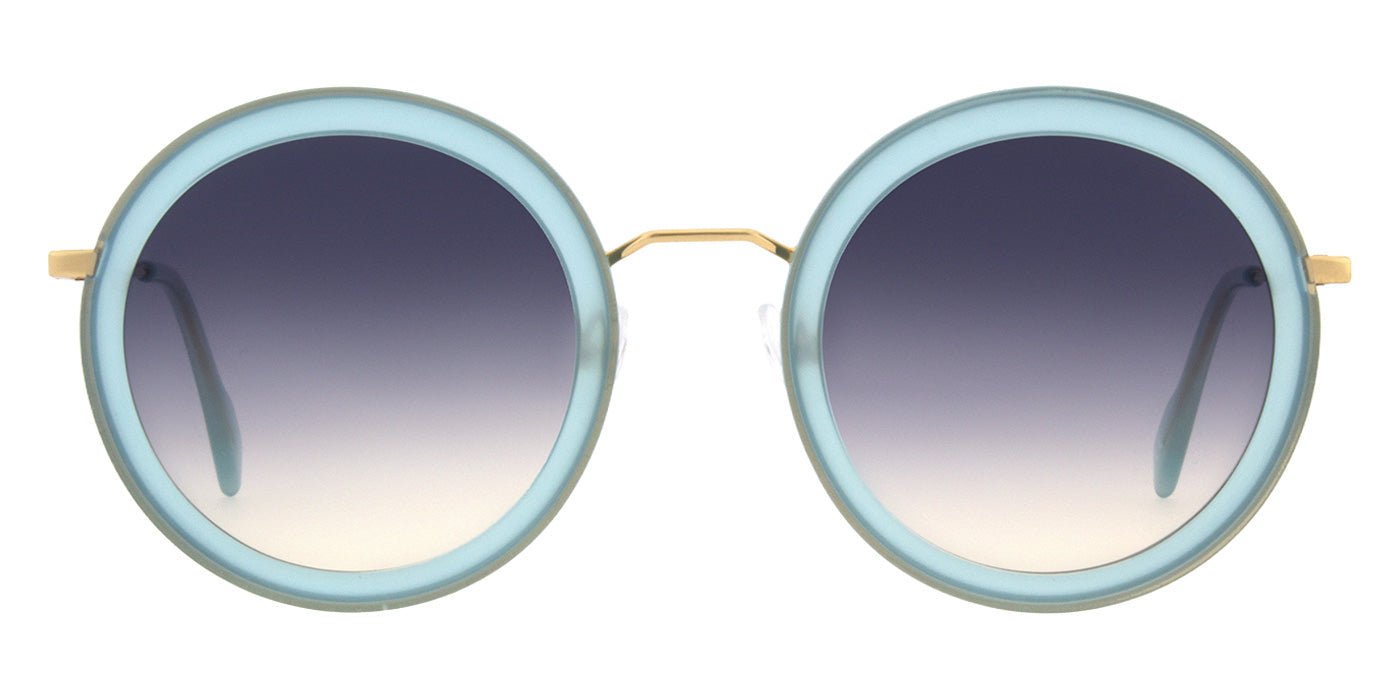 Andy Wolf® Liss Sun ANW Liss Sun 06 50 - Blue/Gold Sunglasses