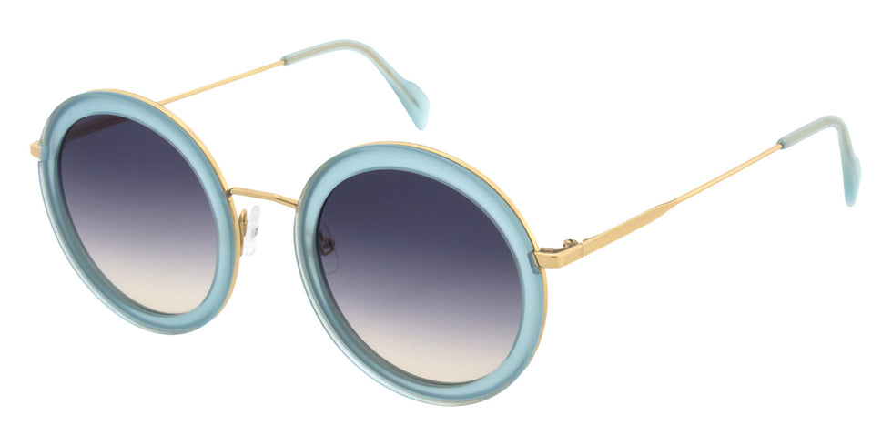 Andy Wolf® Liss Sun ANW Liss Sun 06 50 - Blue/Gold Sunglasses