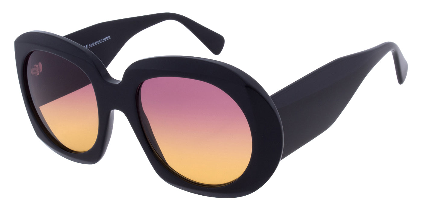 Andy Wolf® Peony Sun ANW Peony Sun 01 56 - Black/Pink Sunglasses