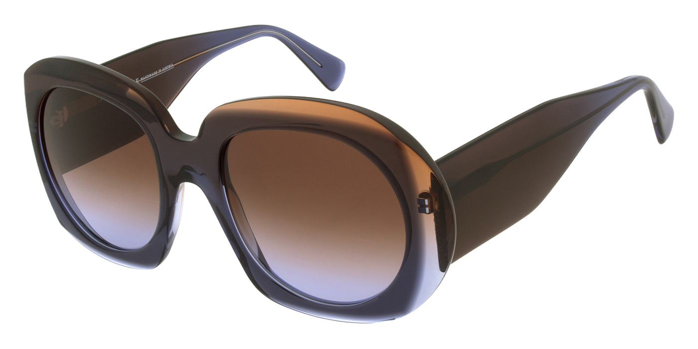 Andy Wolf® Peony Sun ANW Peony Sun 04 56 - Violet/Blue Sunglasses