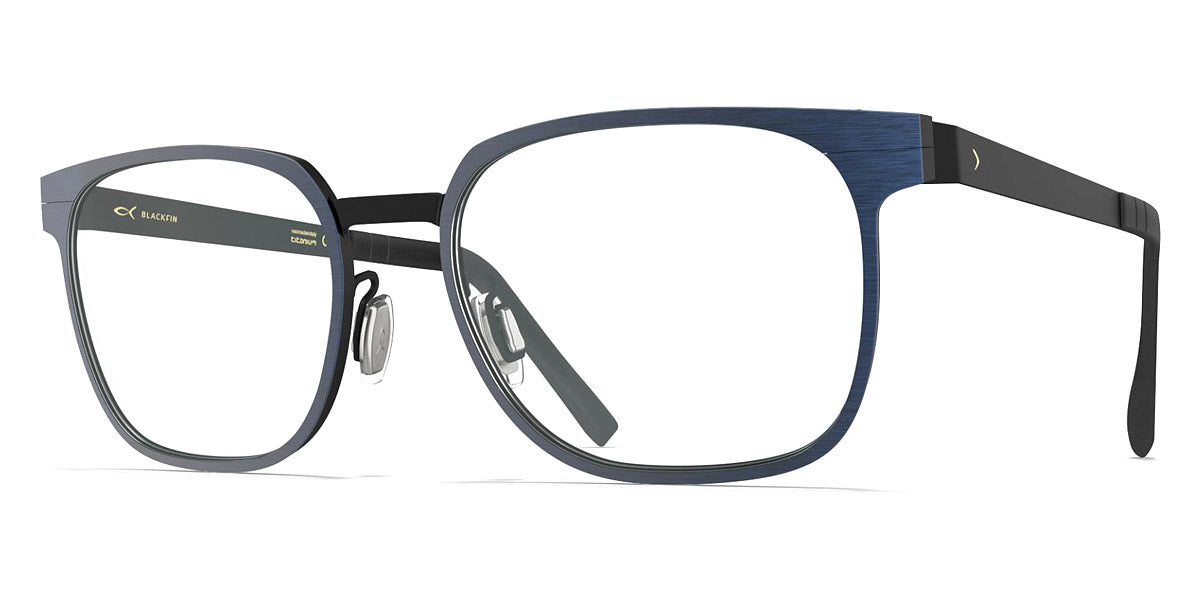 Blackfin® ATLANTIC 03 BLF ATLANTIC 03 1522 56 - Brushed Dark Blue / Black Eyeglasses