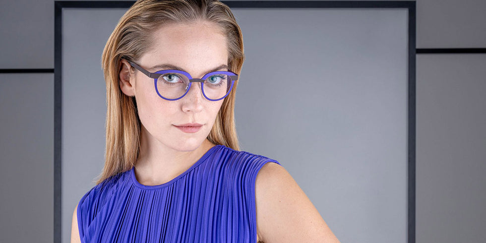 Blackfin® AUBERVILLE BLF AUBERVILLE 1539 47 - Brown/Violet Eyeglasses