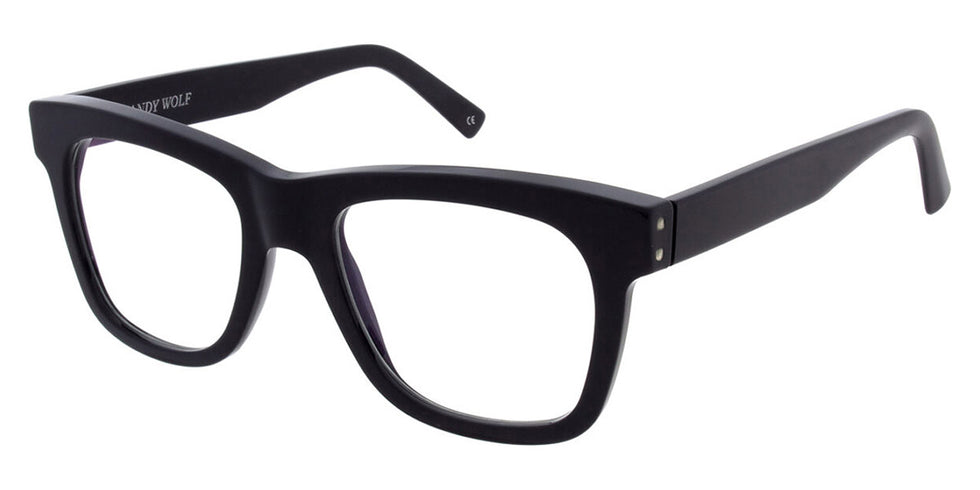 Andy Wolf® AW07 ANW AW07 01 57 - Black/Silver Eyeglasses