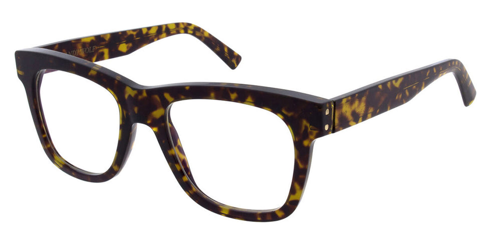 Andy Wolf® AW07 ANW AW07 02 57 - Brown/Gold Eyeglasses