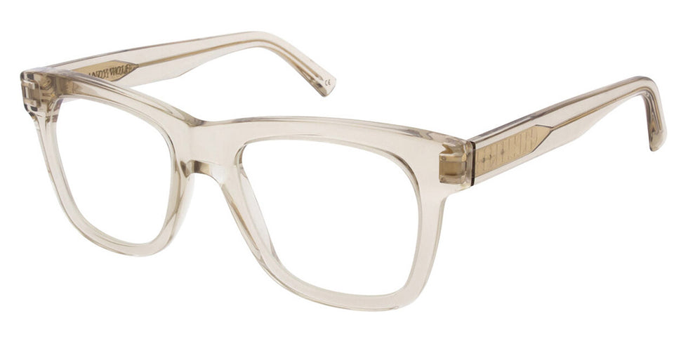 Andy Wolf® AW07 ANW AW07 05 57 - Beige/Gold Eyeglasses