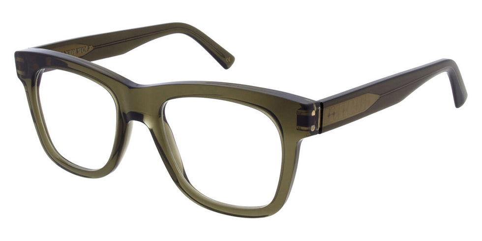 Andy Wolf® AW07 ANW AW07 06 57 - Green/Gold Eyeglasses