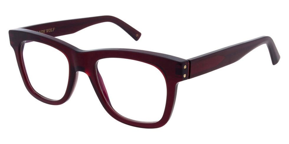 Andy Wolf® AW07 ANW AW07 10 57 - Red/Gold Eyeglasses