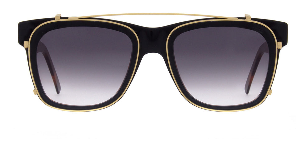 Andy Wolf® AW07 Clip ANW AW07 Clip 01 59 - Gold/Grey Sunglasses