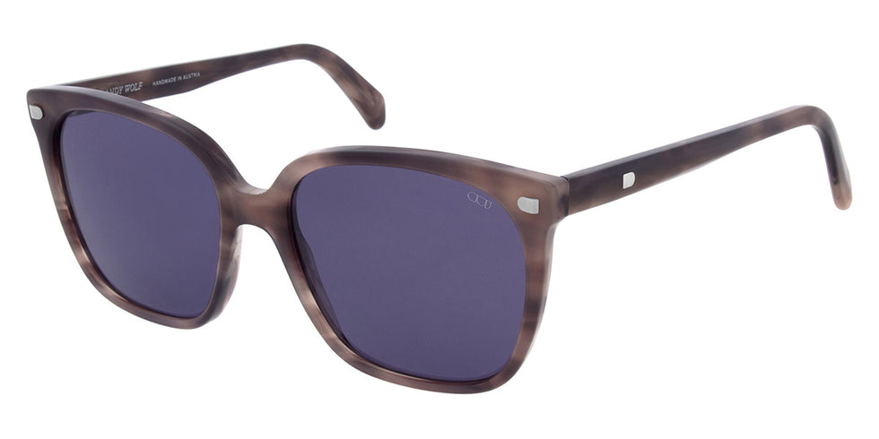 Andy Wolf® AWE04S Sun ANW AWE04S Sun 03 56 - Violet/Silver Sunglasses