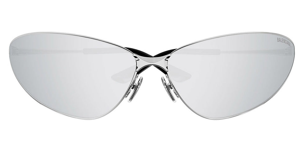 Balenciaga® BB0315S BL BB0315S 001 93 - Silver /Silver Mirrored Double Lenses