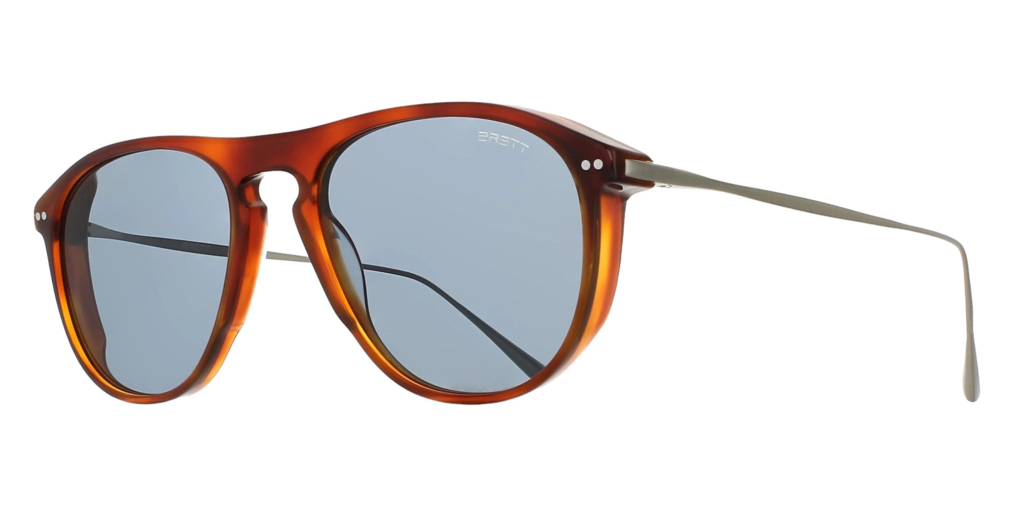 Brett® BARRY SUN BRTT BARRY SUN-C09-ST 55 - Honey Tortoise / Silver - C09