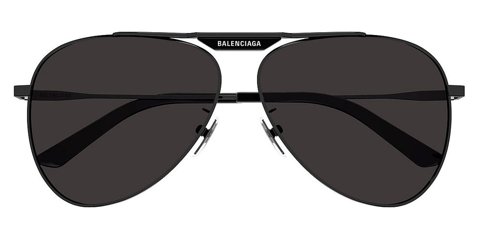 Balenciaga® BB0244S BB0244S 001 62 - Gray Sunglasses