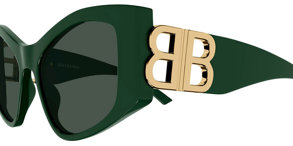Balenciaga® BB0287S BB0287S 005 55 - Green Sunglasses
