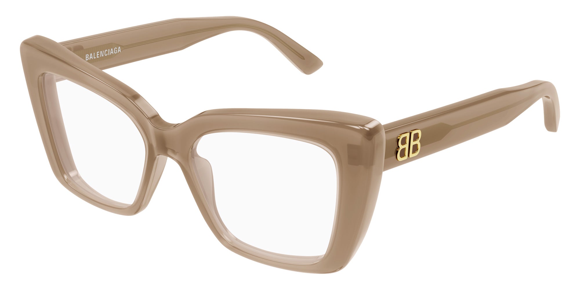 Balenciaga® BB0297O BB0297O 006 52 Eyeglasses - 006-Brown