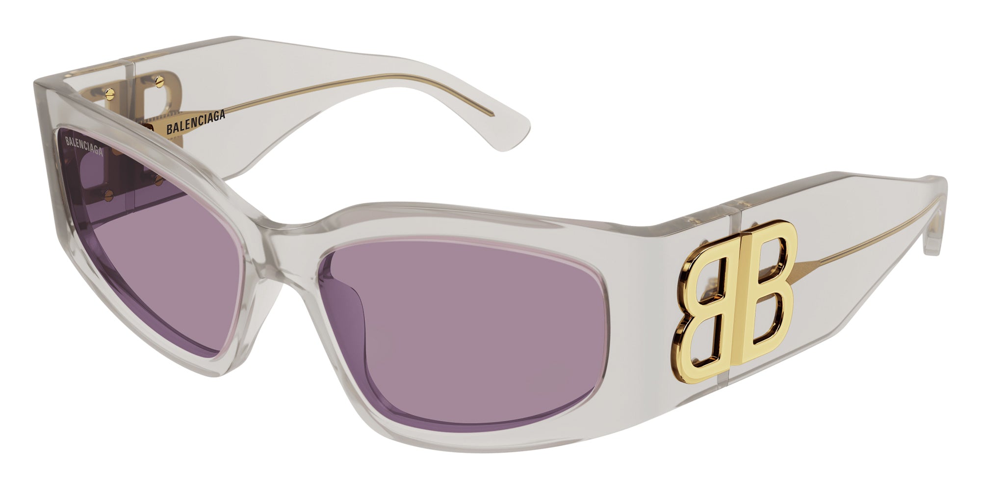 Balenciaga® BB0321S BB0321S 012 57 Sunglasses - 012-White